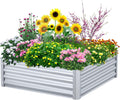 Highpro Raised Garden Beds 36in x 36in x 12in - Sturdy Galvanized