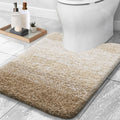 Olanly Luxury Toilet Rugs U-Shaped 24x20 - Extra Soft Microfiber