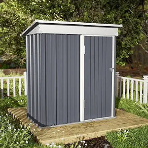 Outdoor Storage Shed for All Weather Use - Heavy Duty Metal