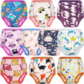 MooMoo Baby Training Underwear 10 Pack - Cotton Absorbent Potty Pants