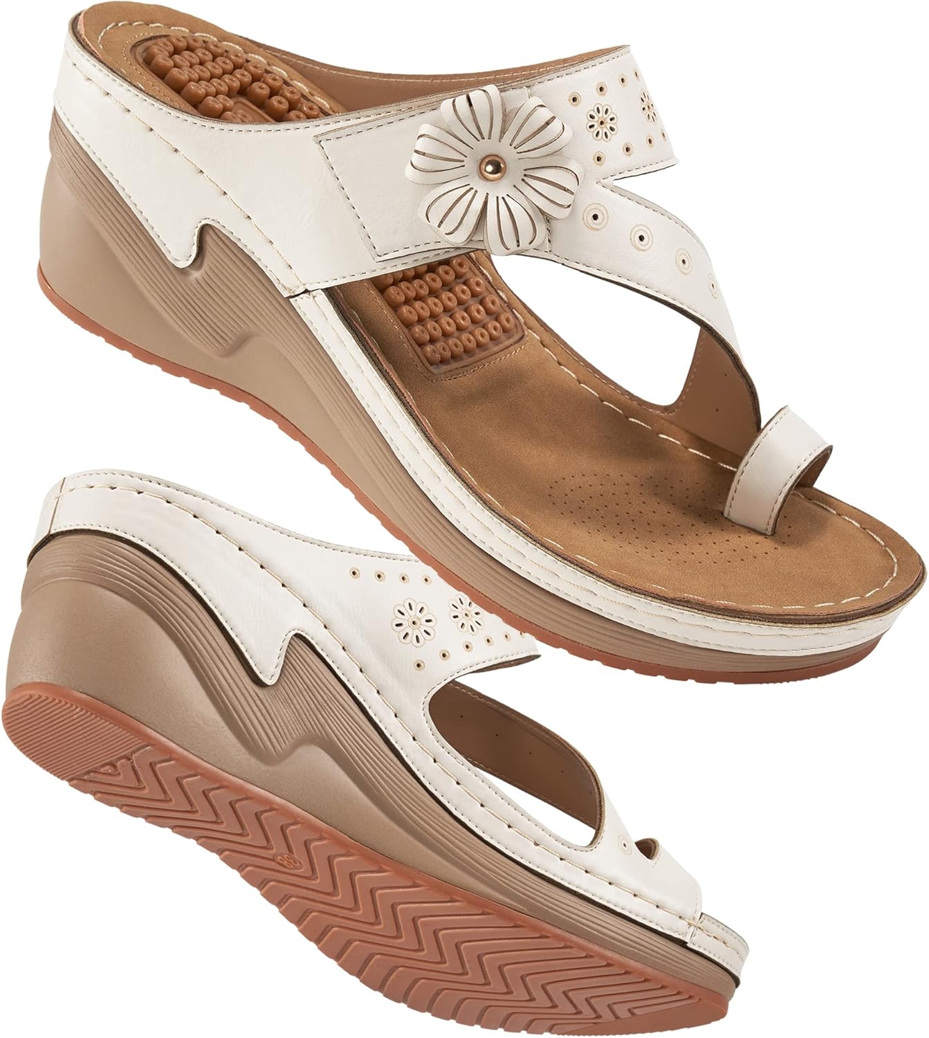 Comfortable Womens Orthopedic Sandal Wedge Shoes for Summer