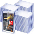 60 PCS Magnetic Card Holder 35pt One Touch Card Case - UV Protect