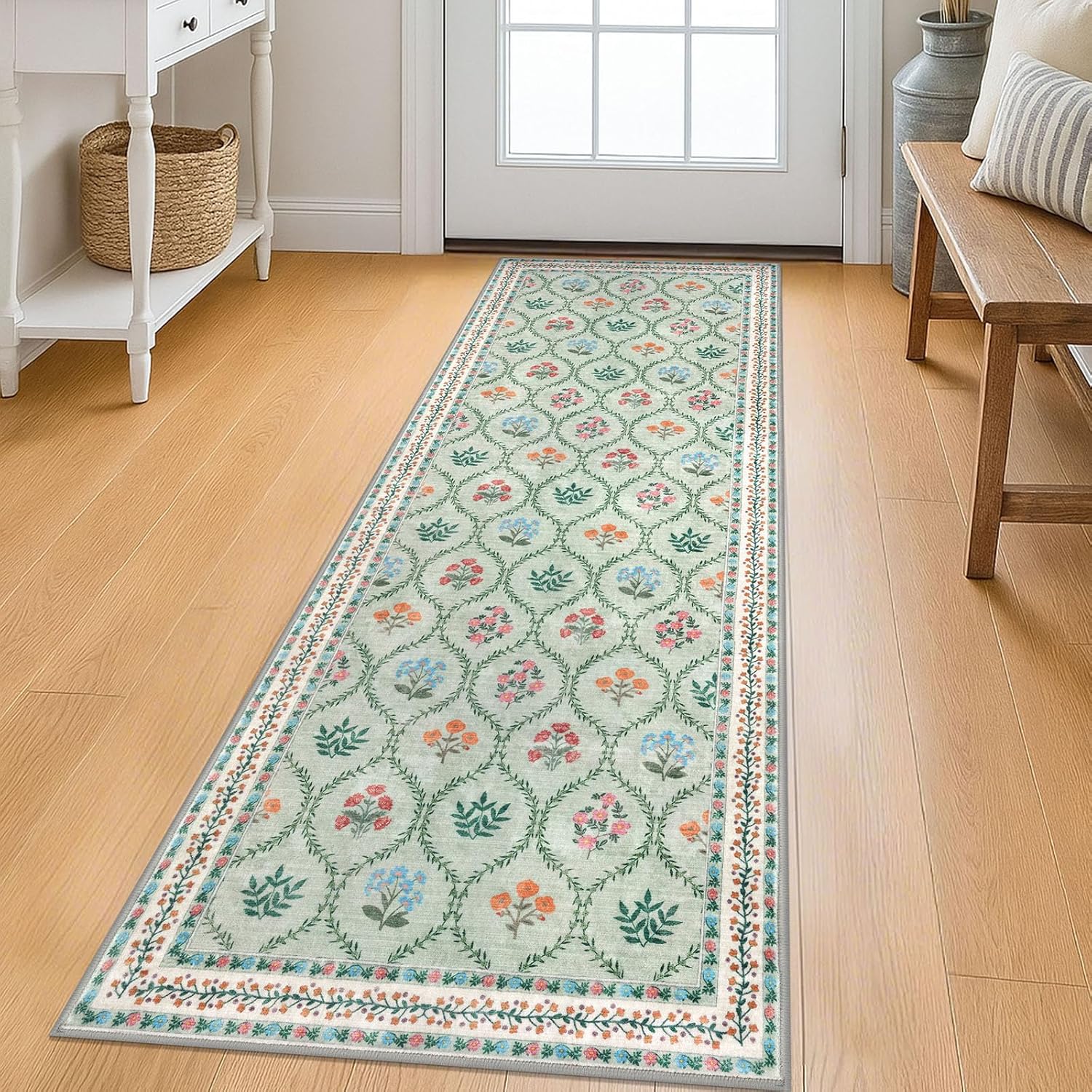 KILOCOCO 2x6 Runner Rug - Soft Washable Hallway Accent Rug