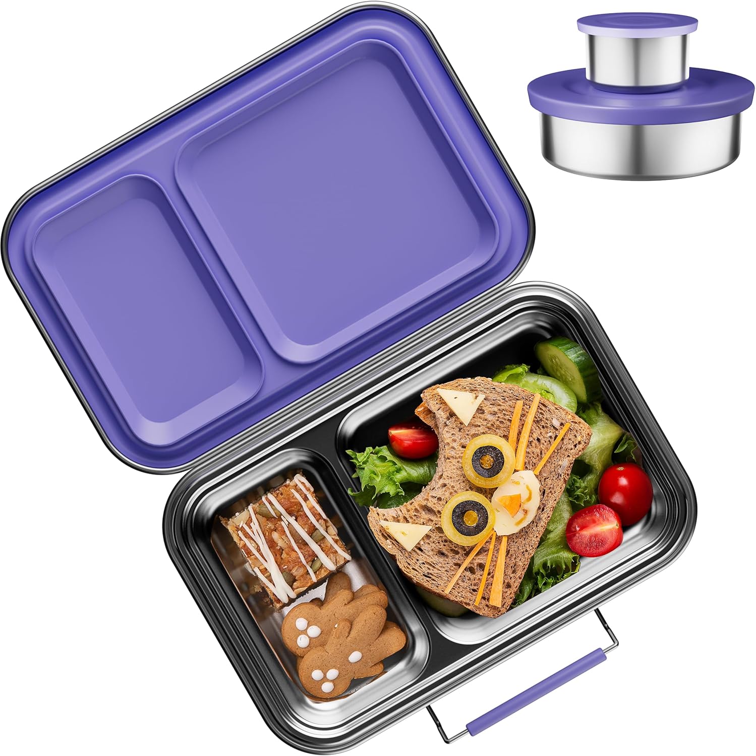 Stainless Steel Lunch Box for Kids, Leak Proof Bento Box