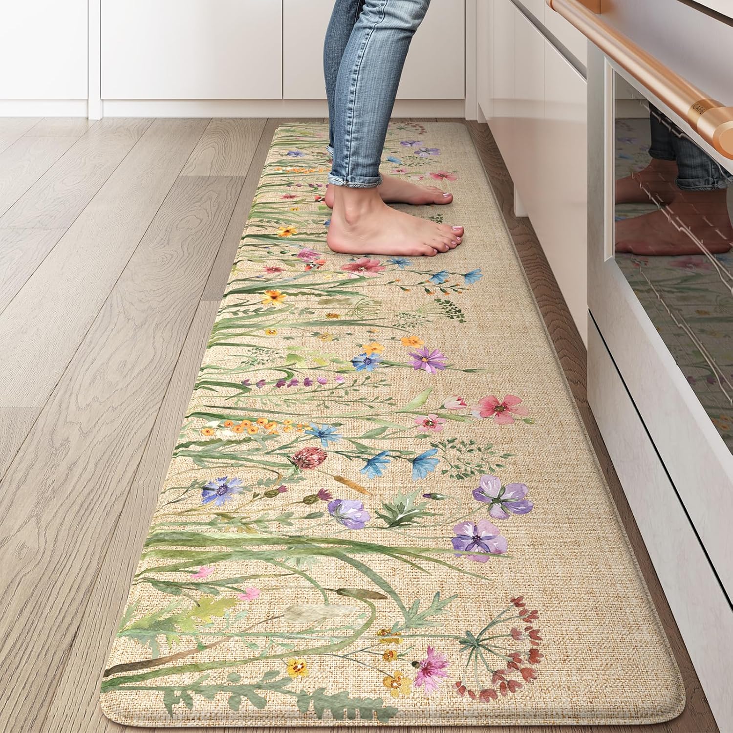 KIMODE Anti Fatigue Kitchen Mat for Comfort and Safety