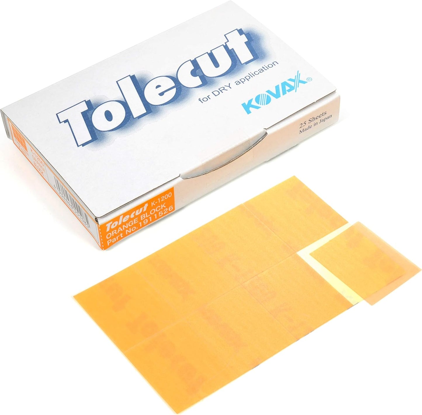 Tolecut PSA 8-Cut Block Sanding Sheets for Perfect Finishing