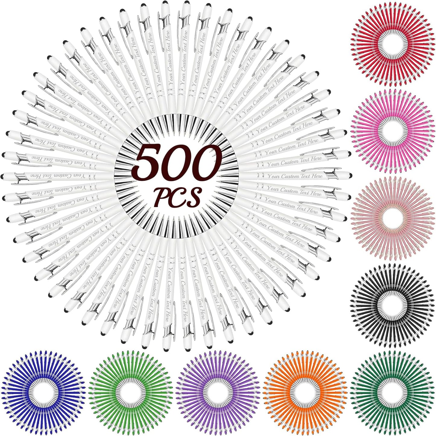 500 Personalized Custom Pens for Engraving and Gifts