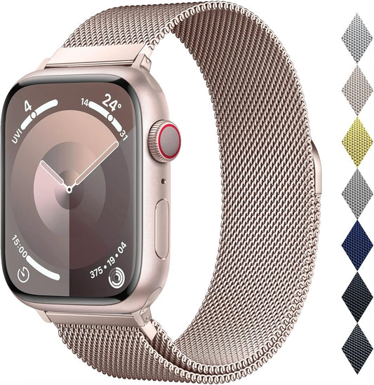 BRG Milanese Loop: Magnetic Stainless Steel Band for Apple Watch 41