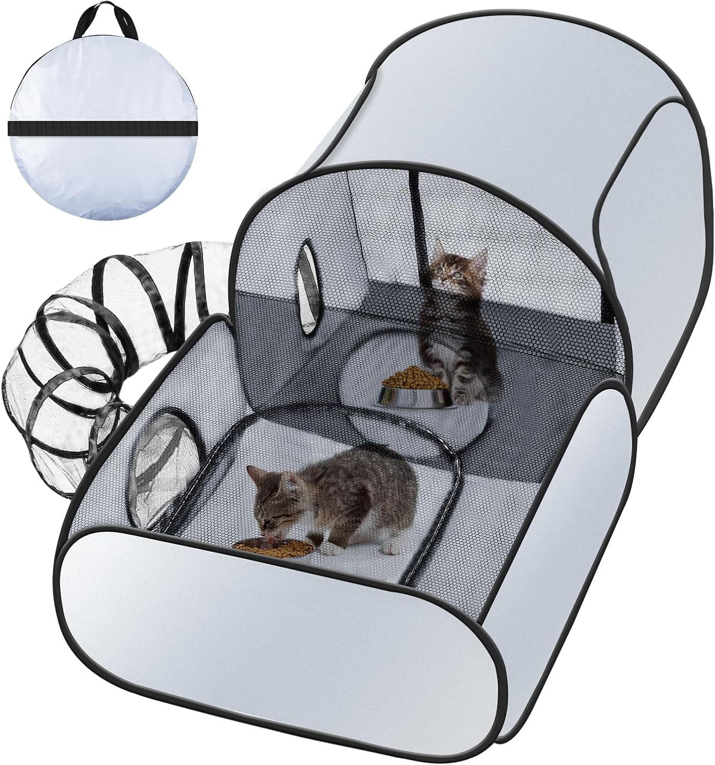 Portable Pet Playpen: Breathable & Foldable for Indoor/Outdoor Fun