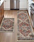 Kitchen Anti Fatigue Mat Set 17x29 + 17x59 - Cushioned Waterproof