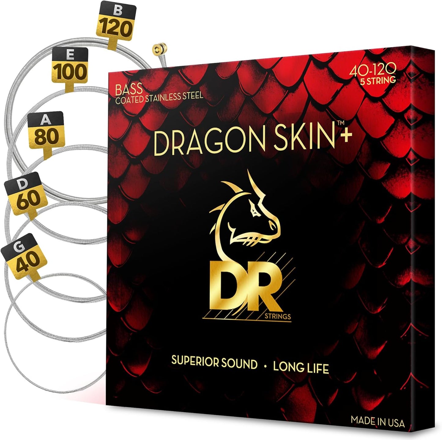 DR Strings Dragon Skin+ Coated Stainless Steel Bass Strings Review