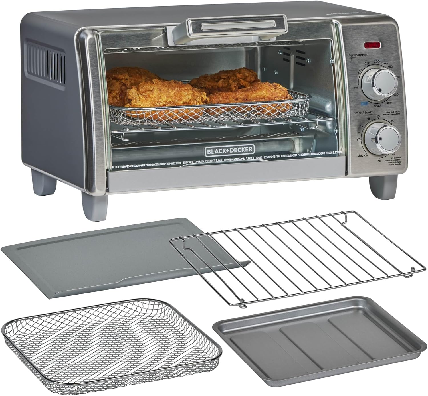 BLACK+DECKER Air Fry Toaster Oven - 5-in-1 Cooking Power