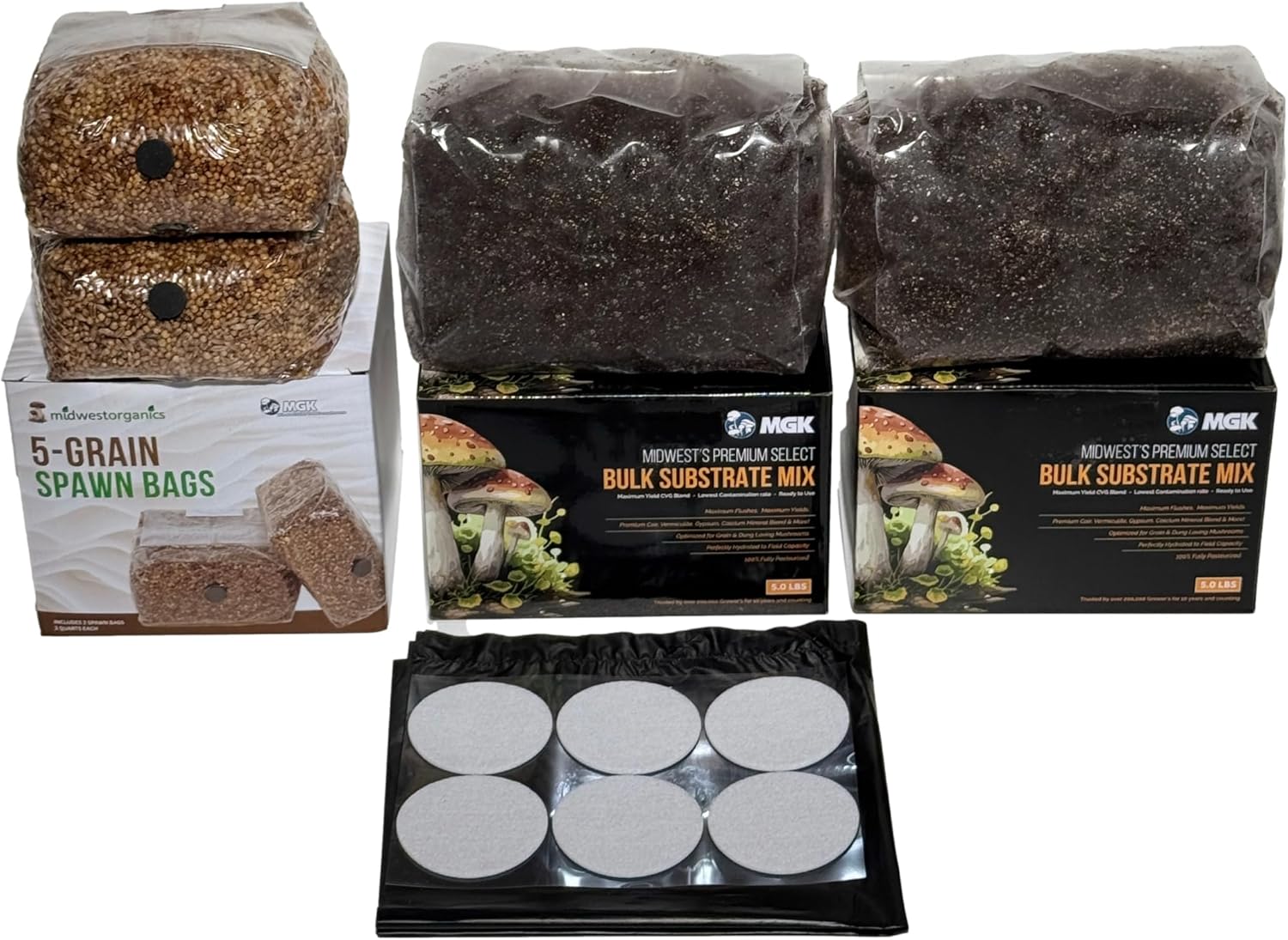 Complete Refill Kit for Large 66Q Monotub - Grower's Select