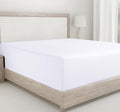 California Design Den King Size Fitted Sheet White - Deep Pocket