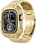 Stainless Steel Case and Band Compatible for Apple Watch Ultra Band