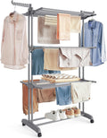 Clothes Drying Rack Stand 4-Tier Foldable Laundry Rack - Large