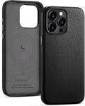 Belemay Leather Case for iPhone 15 Pro - Slim MagSafe Protection