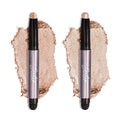 Creme-to-Powder Waterproof Eyeshadow Stick Duo - Long-Lasting Shine