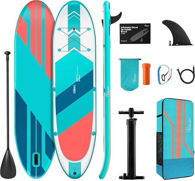 EVAJOY Inflatable Stand Up Paddle Board for All Skill Levels