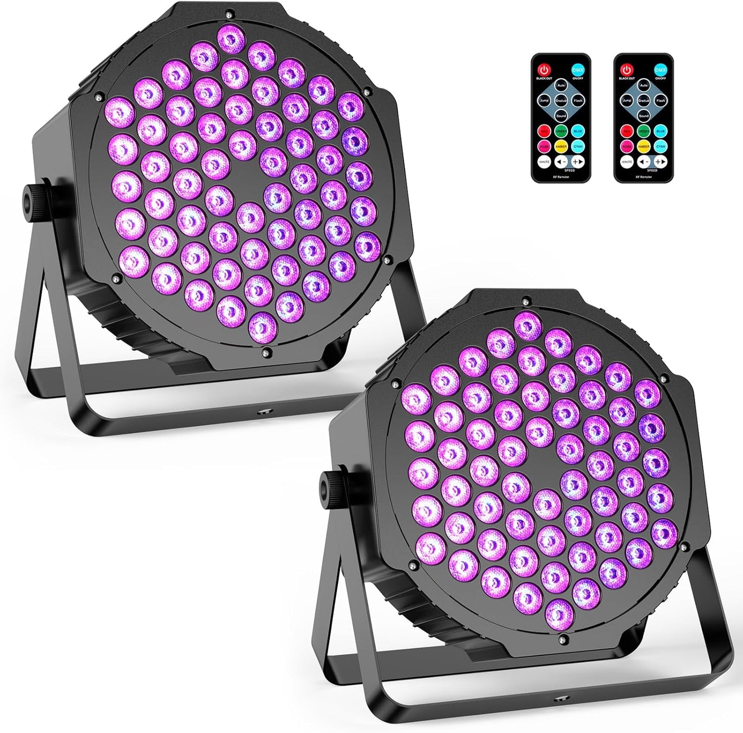 RGB Par Can Stage Lights: 60LED 90W for DJ Events & Parties