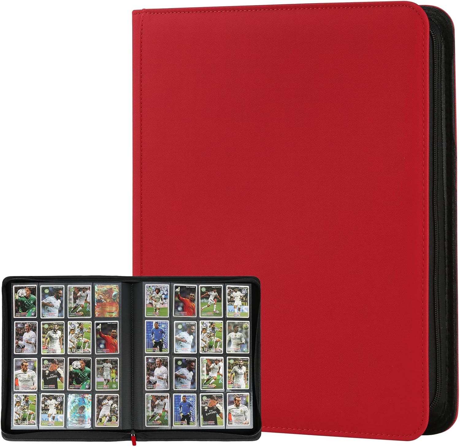 Trading Card Binder 16 Pocket for 1000+ Cards - Premium Quality