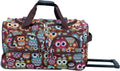 Rockland Extra Large Wheeled Luggage with Heavy Duty Zipper