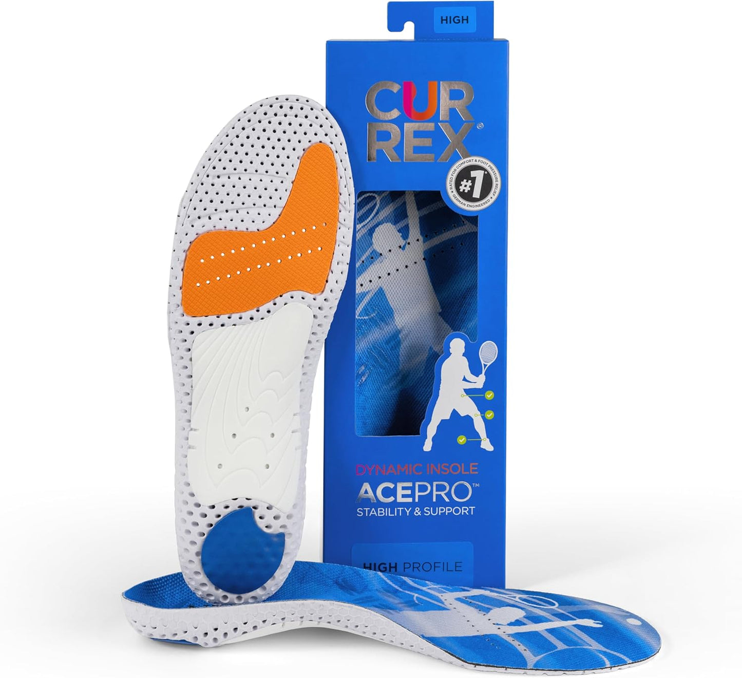 CURREX AcePro Arch Support Insoles for Enhanced Sports Performance