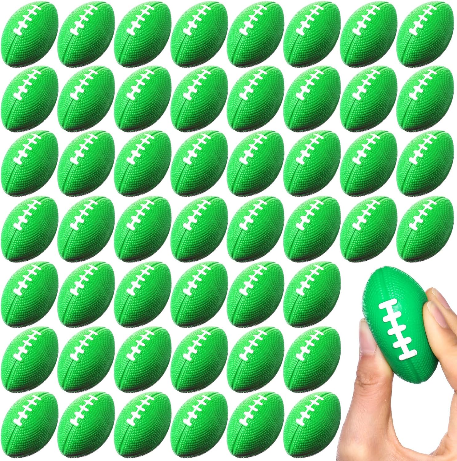 Mini Foam Footballs for Party Favors and Stress Relief Fun