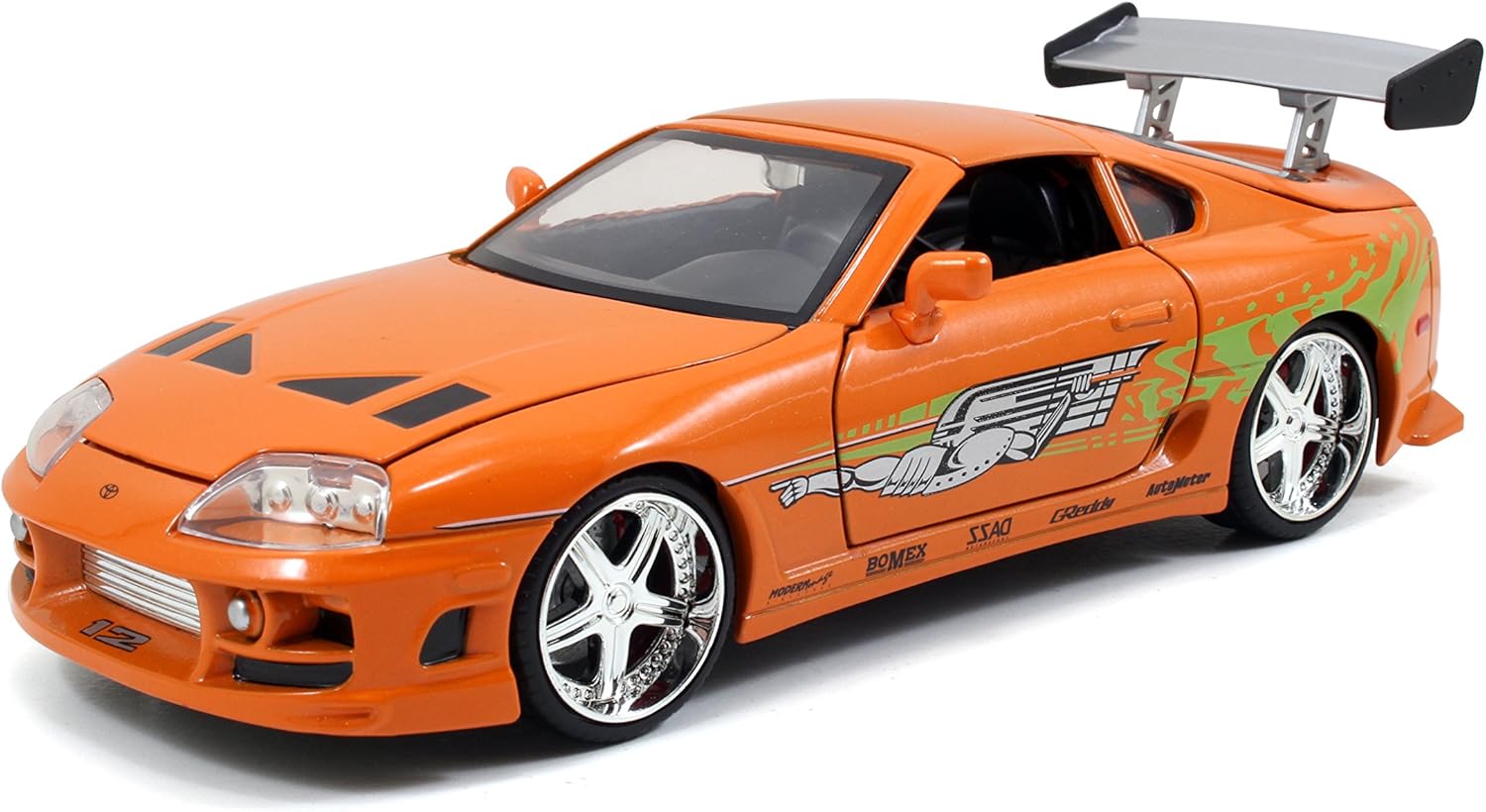 Fast & Furious 1:24 Brian's Toyota Supra Die-cast - Orange