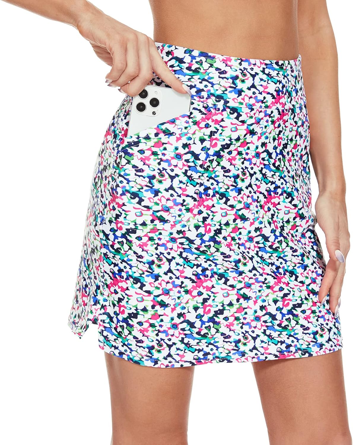 M MOTEEPI 18in Athletic Golf Skorts for Women with Pockets