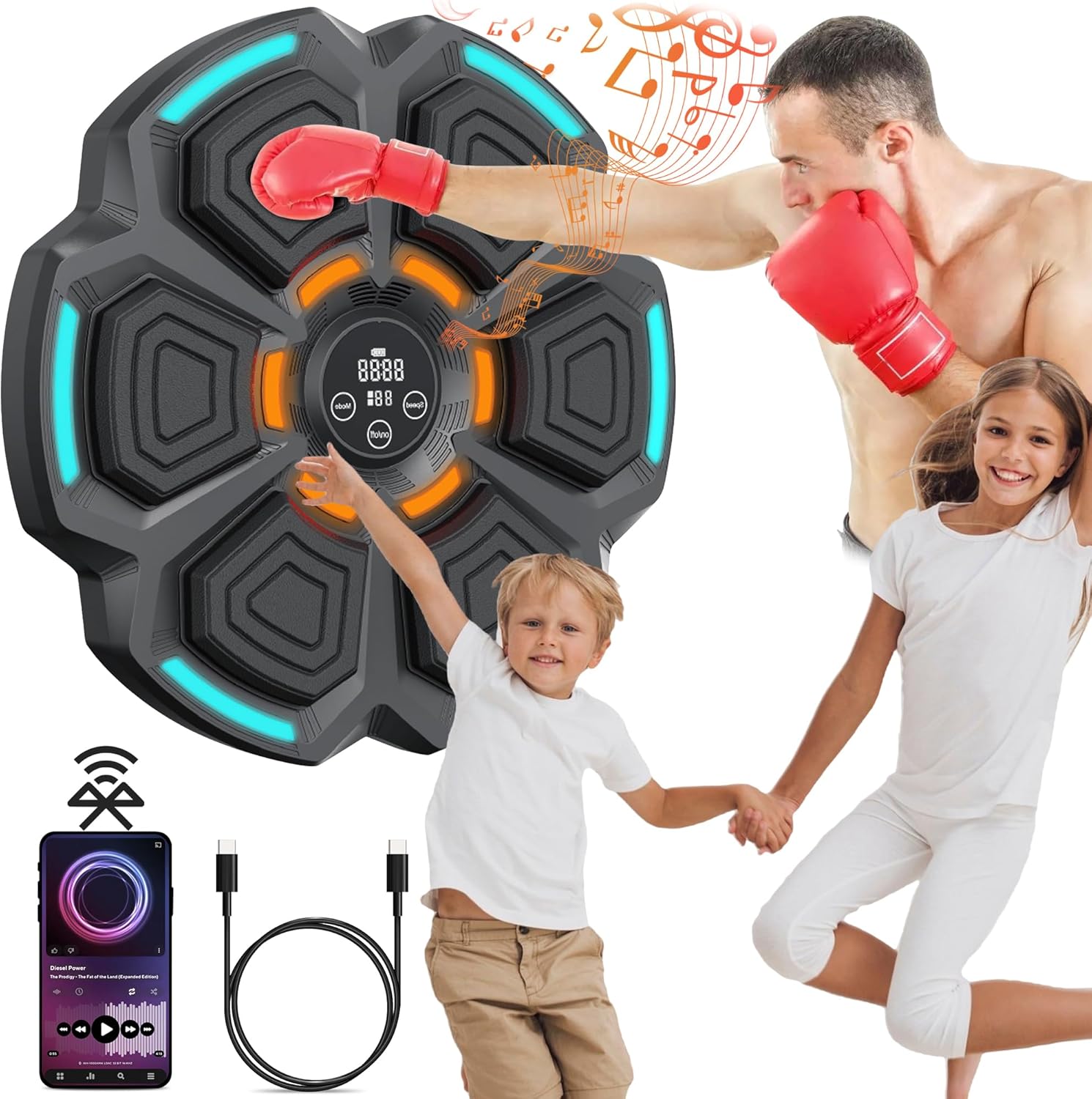 Interactive LED Smart Punching Pad by DIOSHIVA