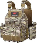 YAKEDA Quick Release Tactical Outdoor Vest for Adult - Fast Adjust