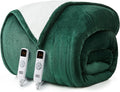EHEYCIGA Heated Blanket King Size - Fast Heating Sherpa Comfort