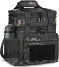 Double Deck Insulated Lunch Box for Men - 16L Black-Camo, Expandable