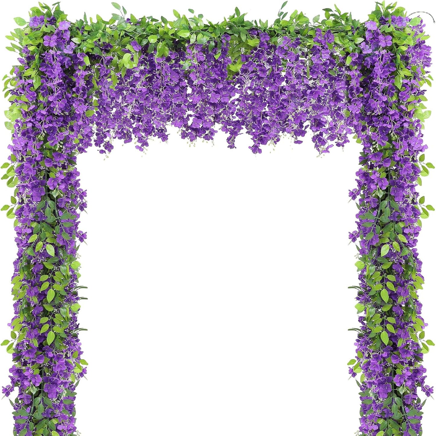 Wisteria Artificial Flowers Garland for Home and Wedding Decor