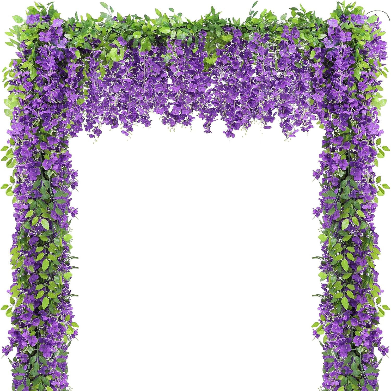 Wisteria Artificial Flowers Garland for Home and Wedding Decor