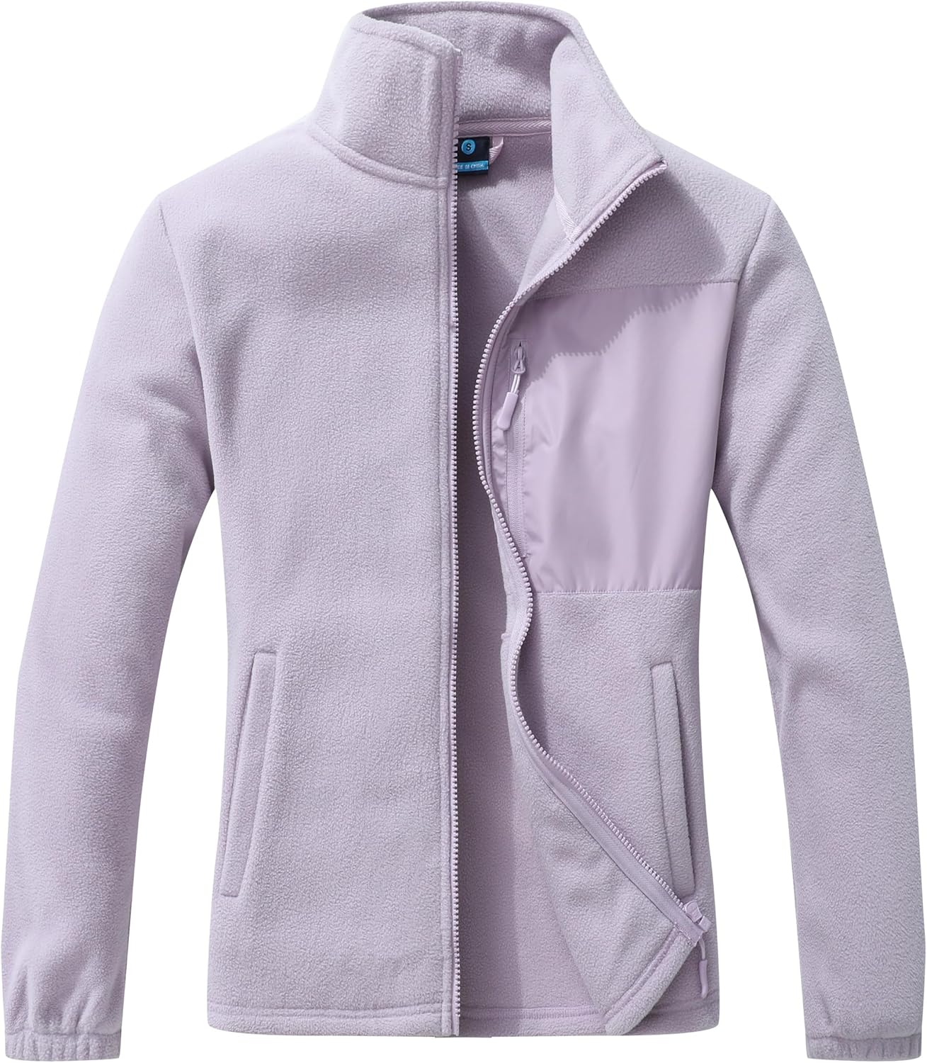 GIMECEN Women's Full Zip Soft Polar Fleece Jacket for Comfort