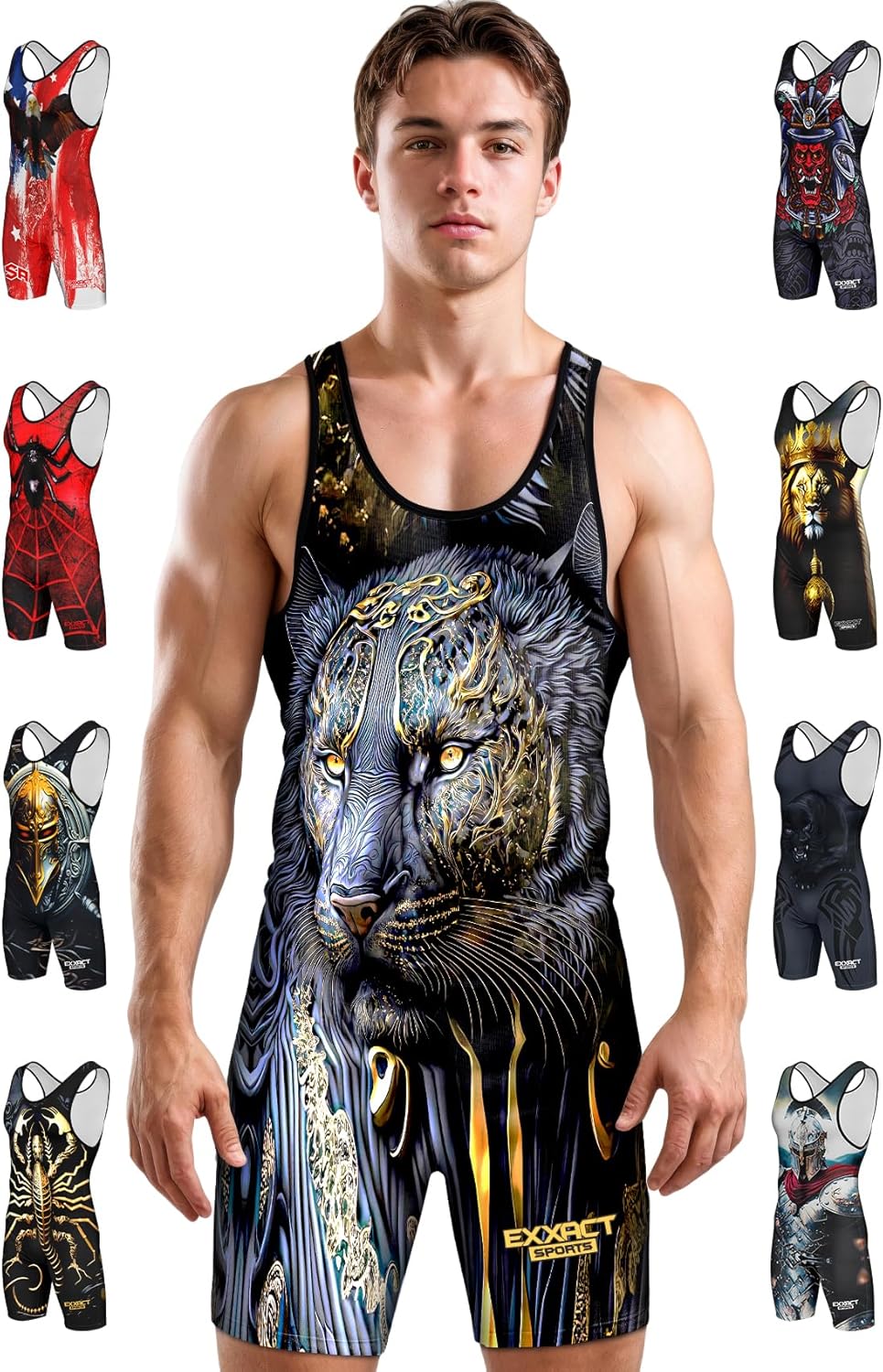 Exxact Sports Wrestling Singlet for Men & Boys - Premium Gear
