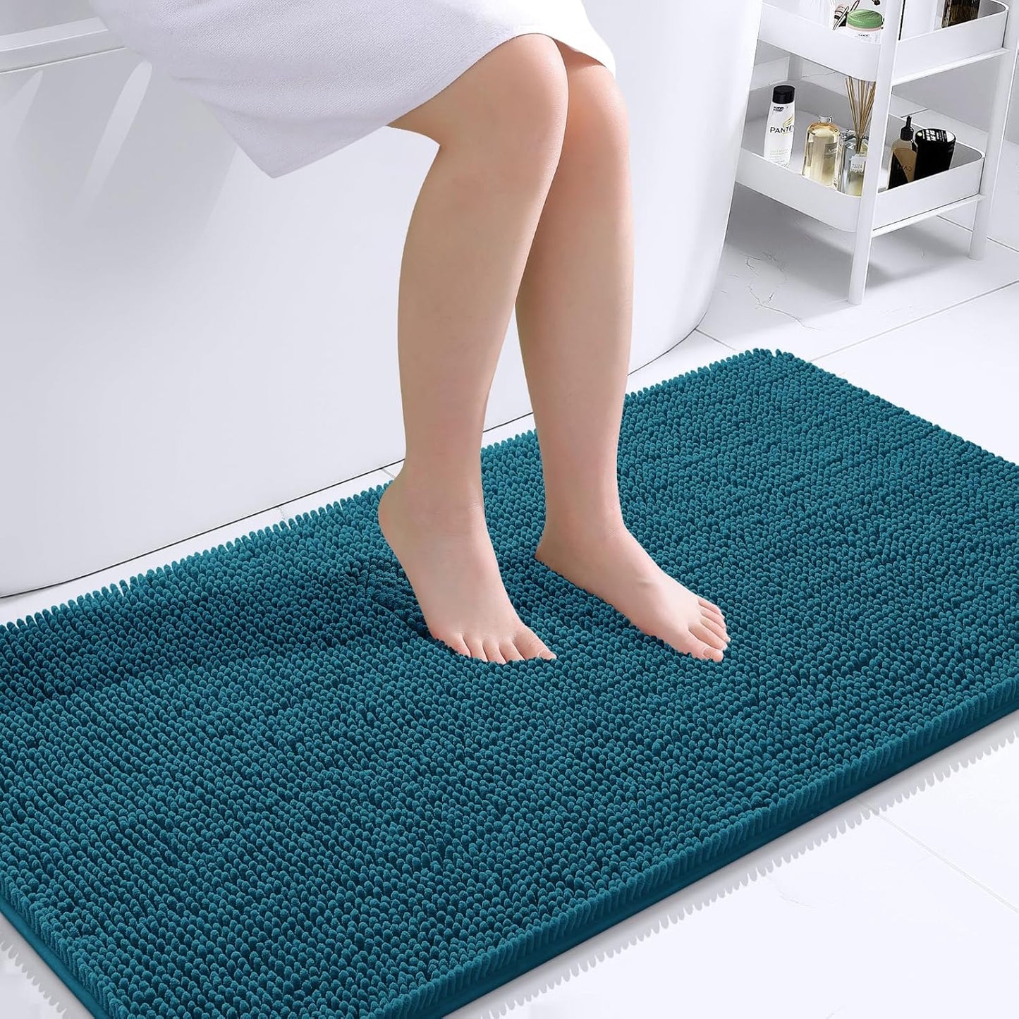 OLANLY Extra Soft Chenille Bath Rugs for Ultimate Comfort