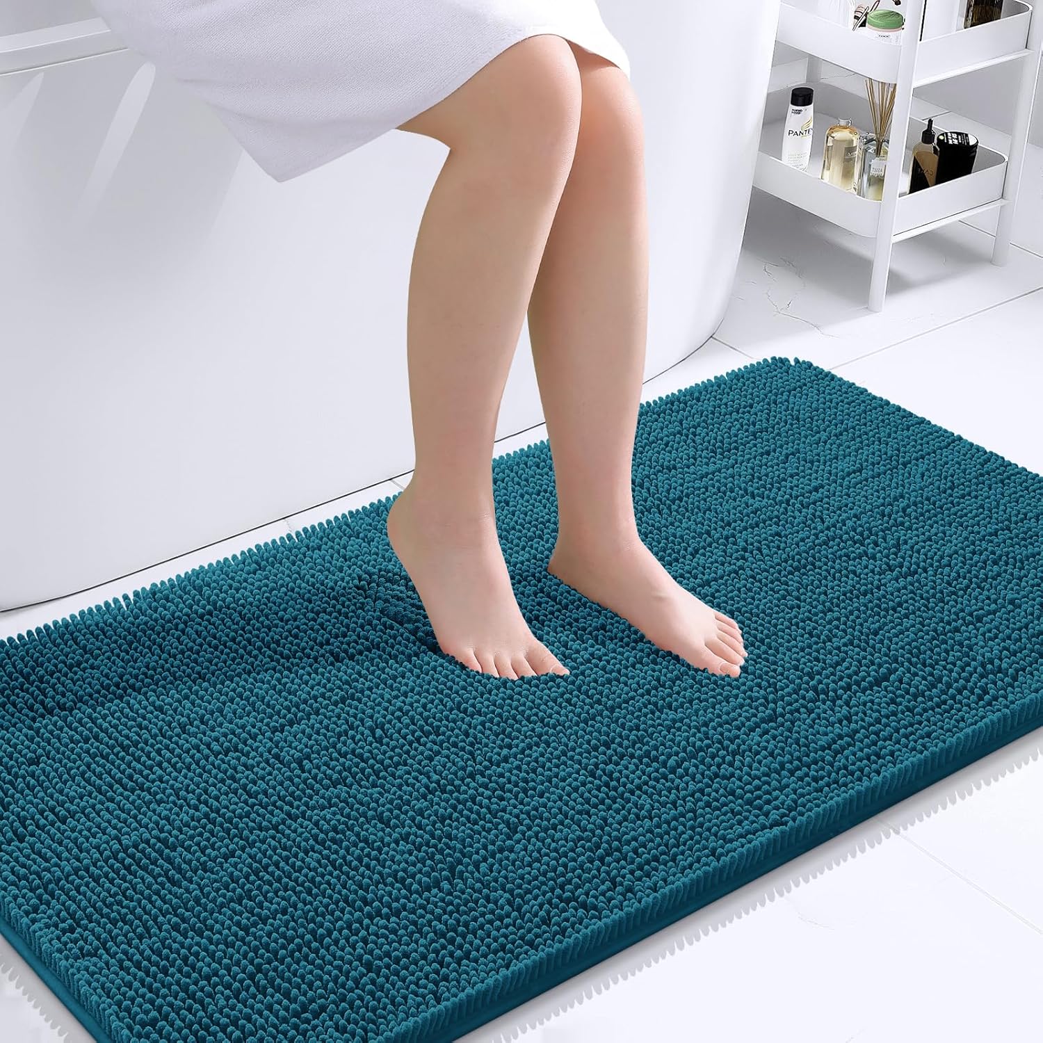 OLANLY Extra Soft Chenille Bath Rugs for Ultimate Comfort