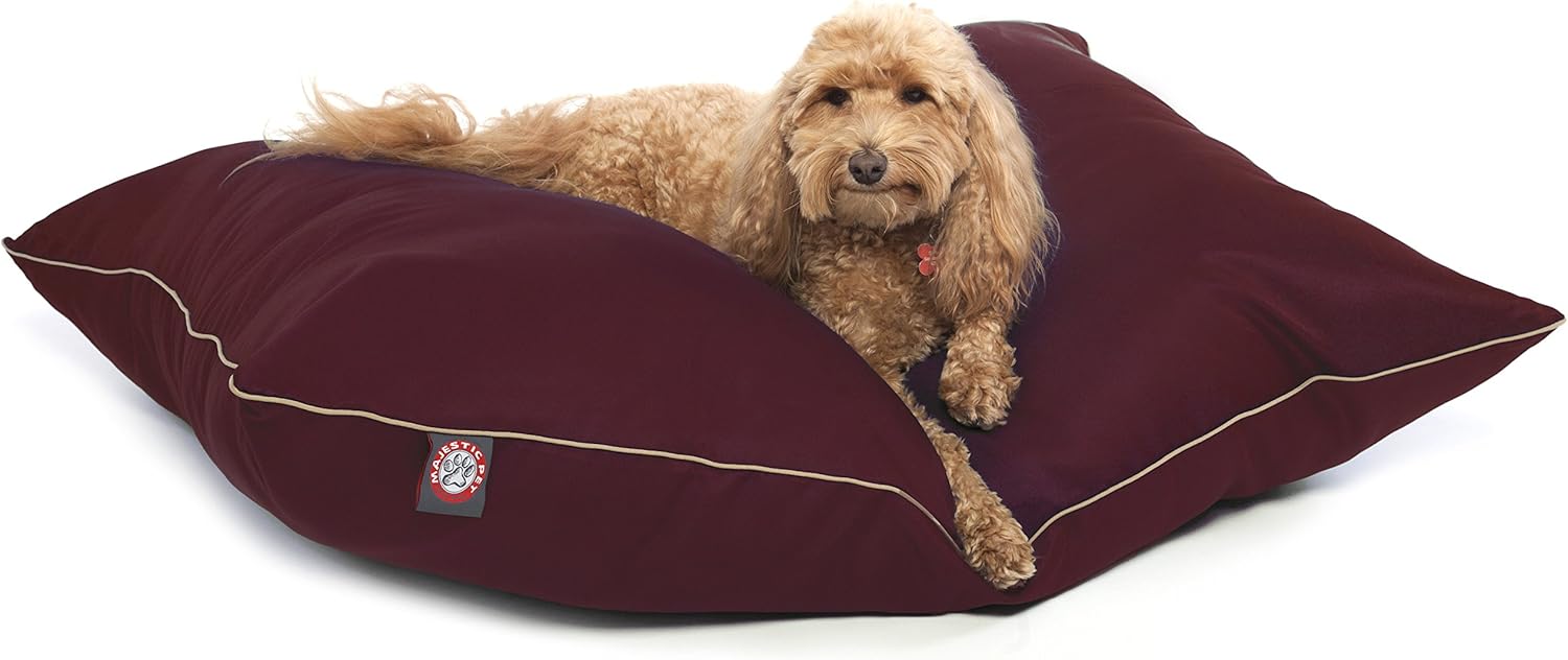 Majestic Pet Medium Dog Bed - Comfy Washable Non-Slip Pillow Bed