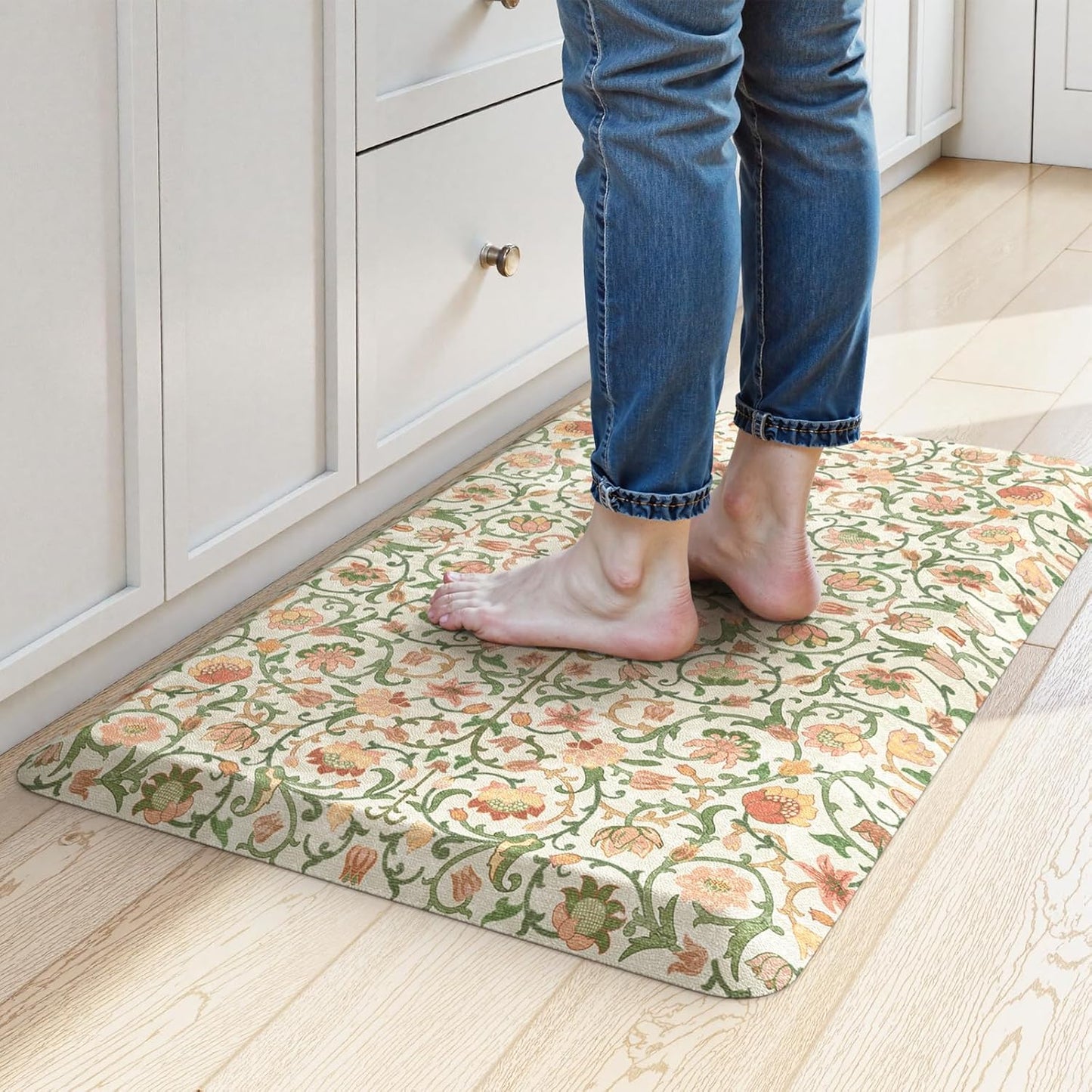 KIMODE Padded Kitchen Floor Mats for Comfort and Style