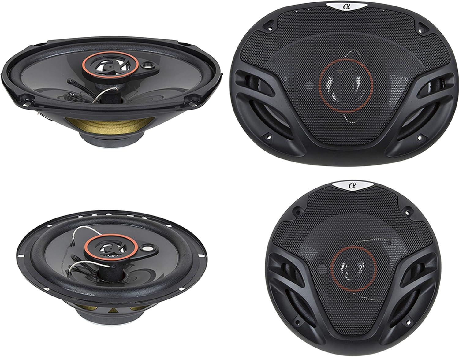 Alphasonik AS2629P Loudspeakers 6.5in and 6x9in 3-Way Speakers