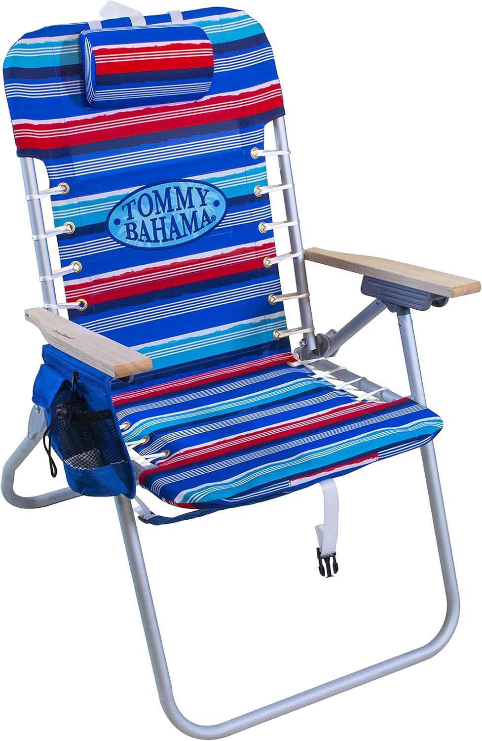 Tommy Bahama Hi-Boy Folding Beach Backpack Chair for Comfort