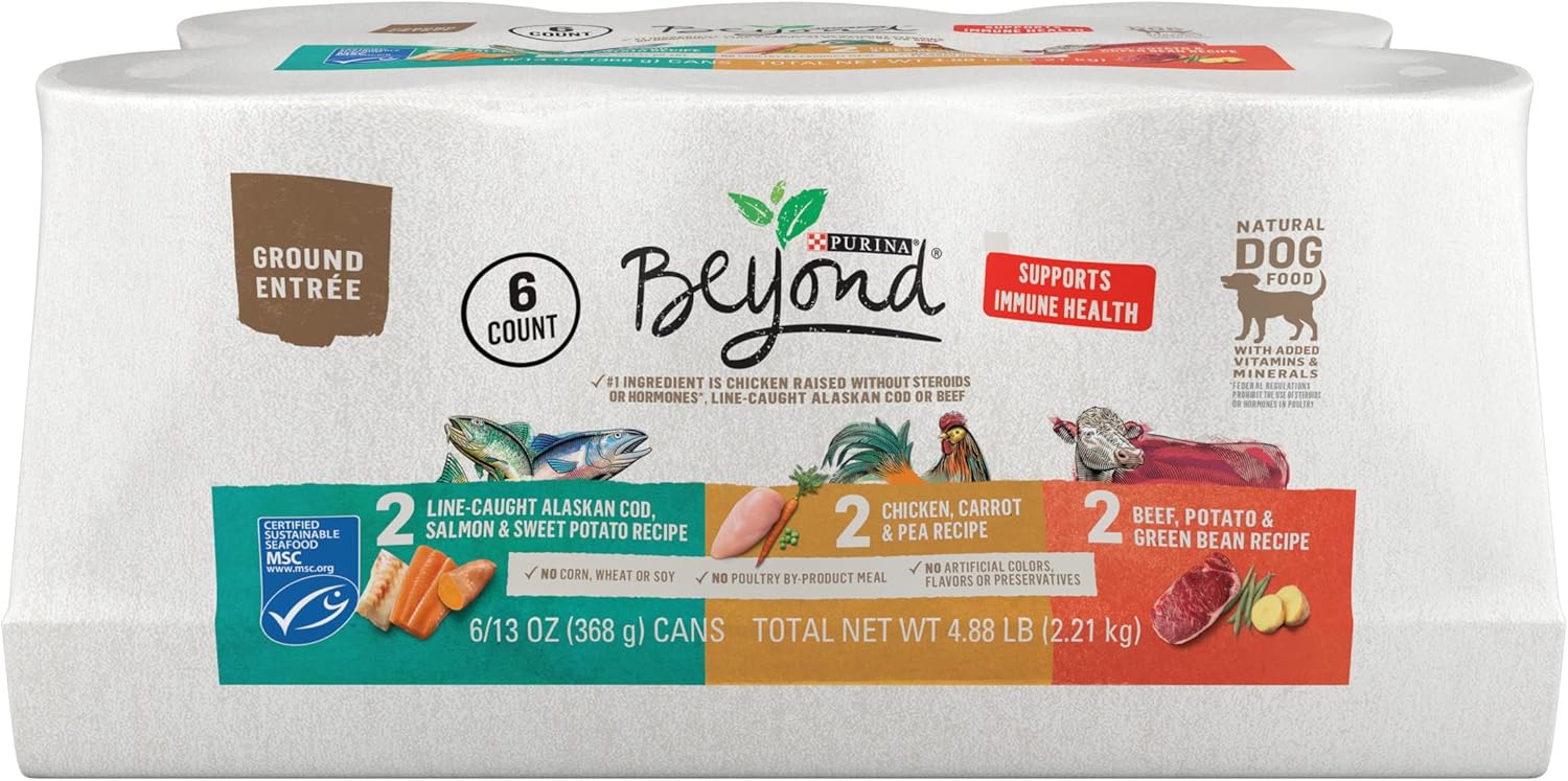 Purina Beyond Grain Free Wet Dog Food Variety Pack for Dogs