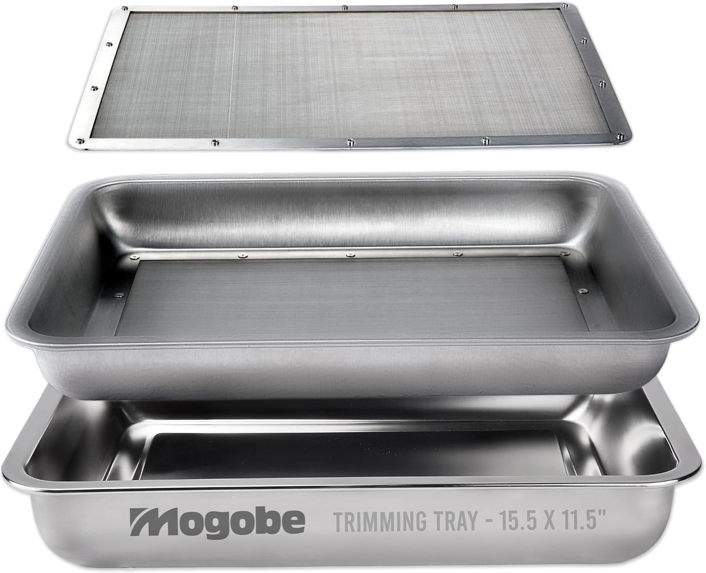 Stainless Steel Trim Tray with Detachable 150 Micron Screen