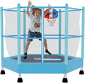 LeJump 55in 60in Toddler Trampoline with Enclosure Net for Kids