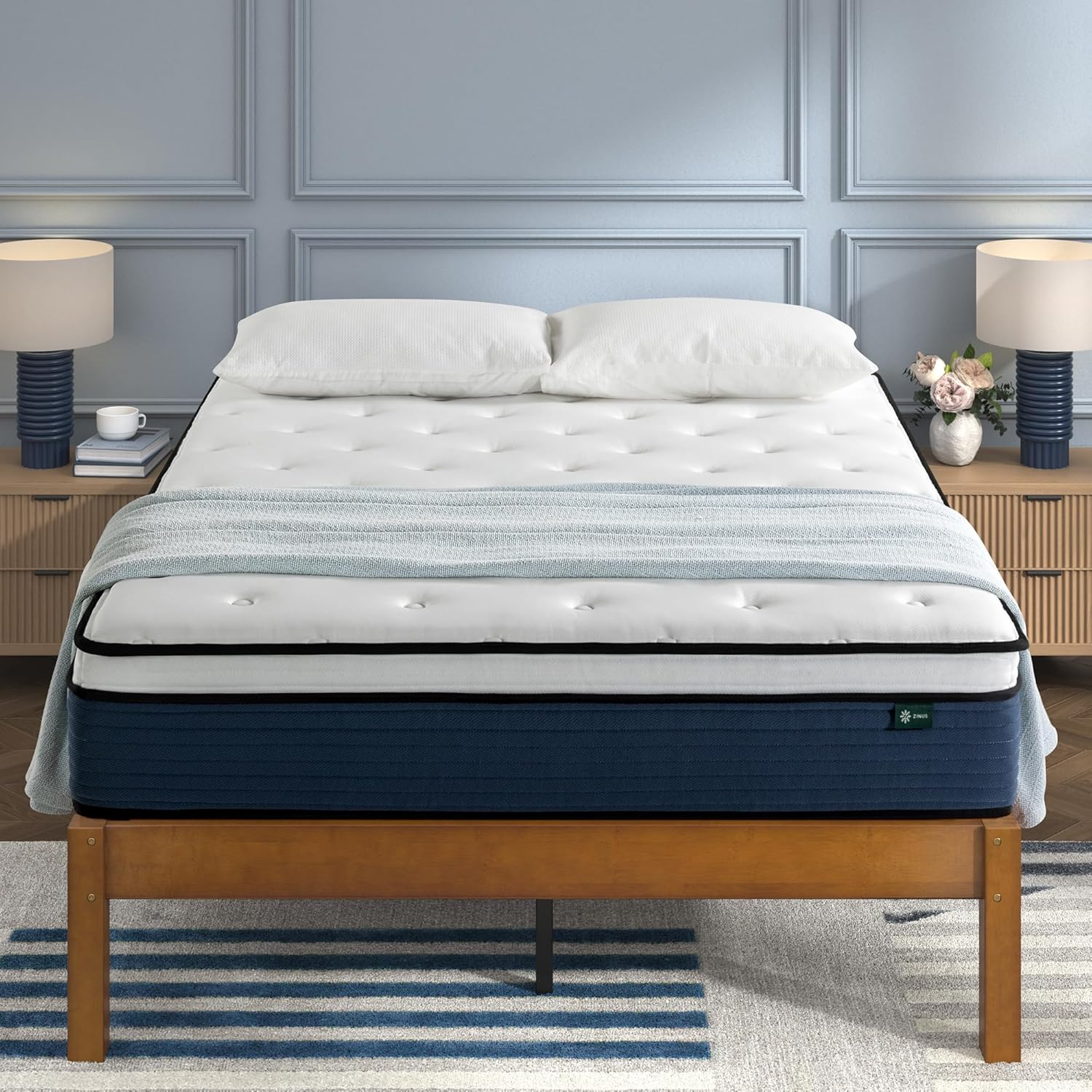ZINUS 10 Inch Comfort Support Hybrid Mattress for Blissful Sleep