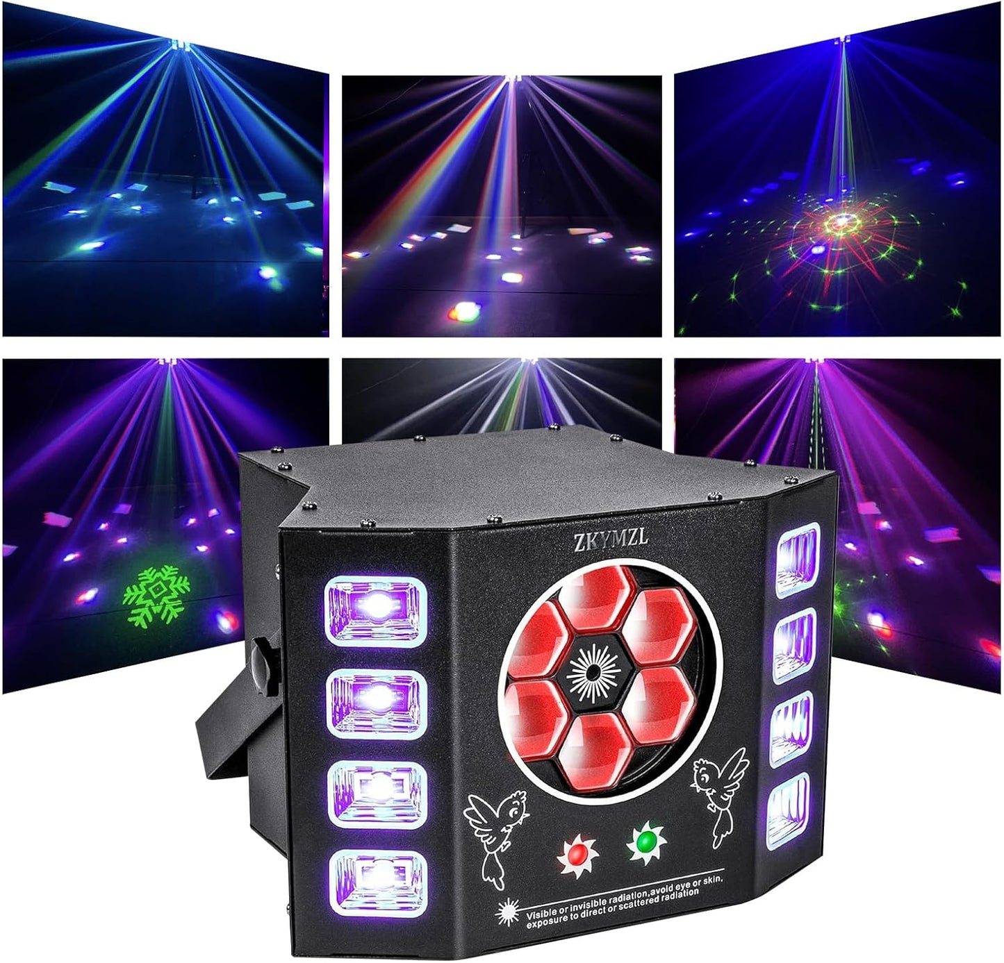 UV DJ Lights 100W Bee Eye Strobe Stage Lighting for Parties