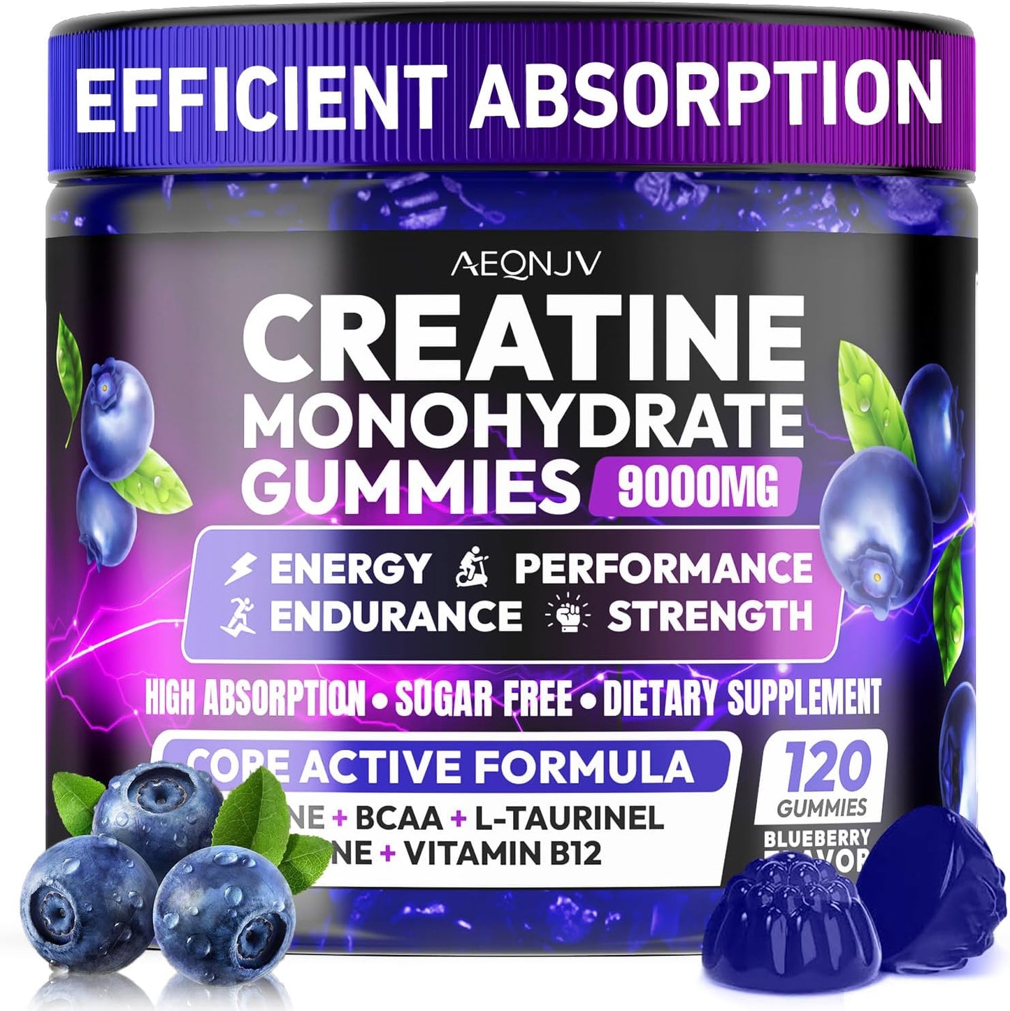 Creatine Gummies Monohydrate Complex for Enhanced Muscle Strength